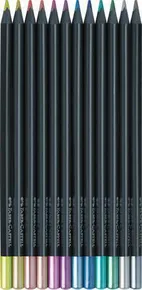 Pastelky Faber-Castell Black Edition Metalic 12 barev